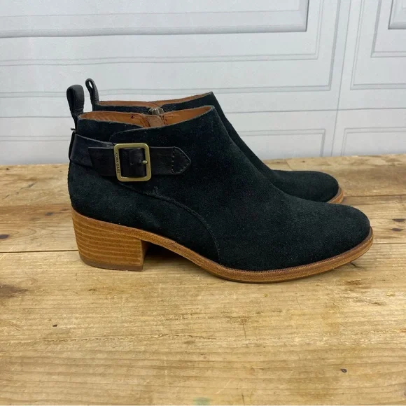 Kork-Ease Mesa Black‎ Suede Bootie - Women's Size 8 - Picture 2 of 14